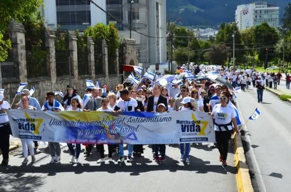 Marcha de la Vida contra el antisemitismo